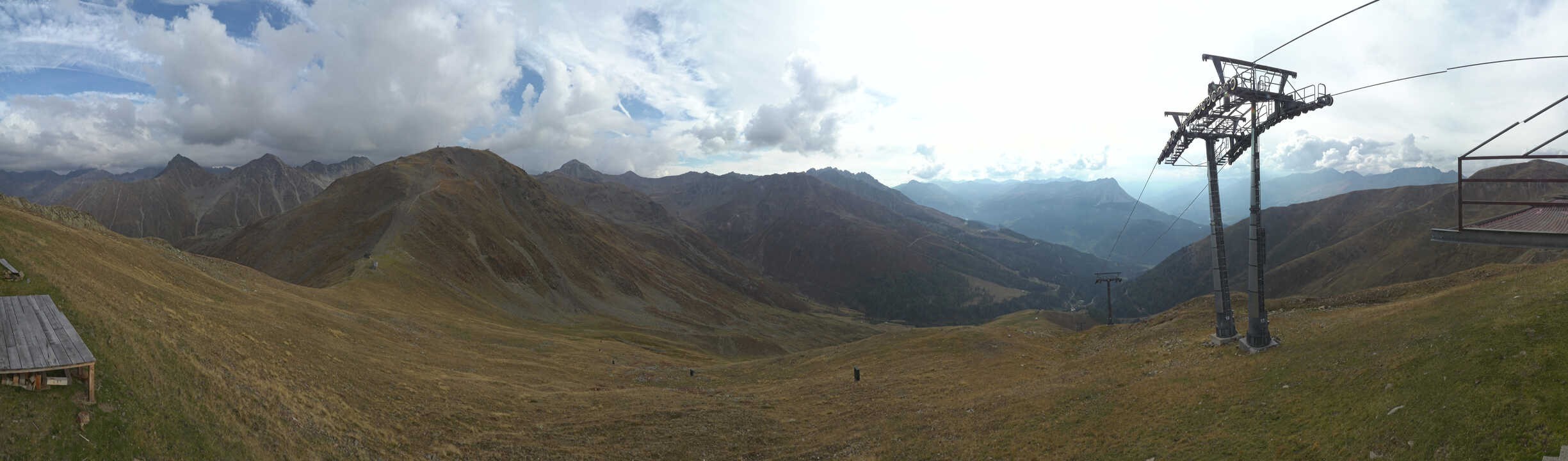 Archiv Foto Webcam Panoramablick Tscheyeck