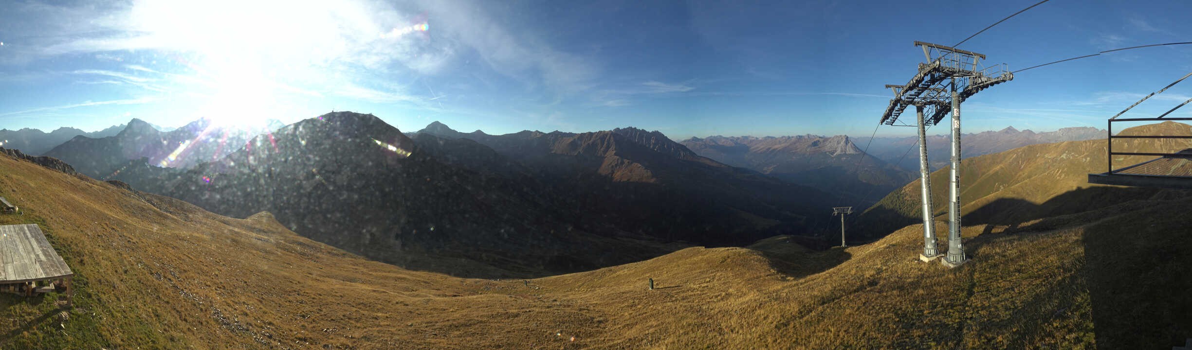 Archiv Foto Webcam Panoramablick Tscheyeck