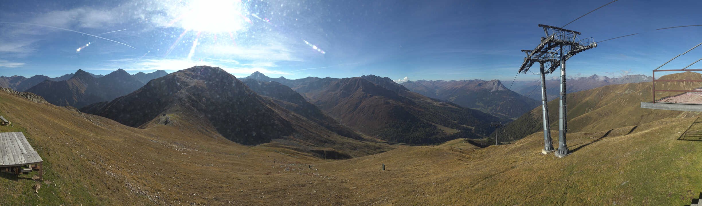 Archiv Foto Webcam Panoramablick Tscheyeck