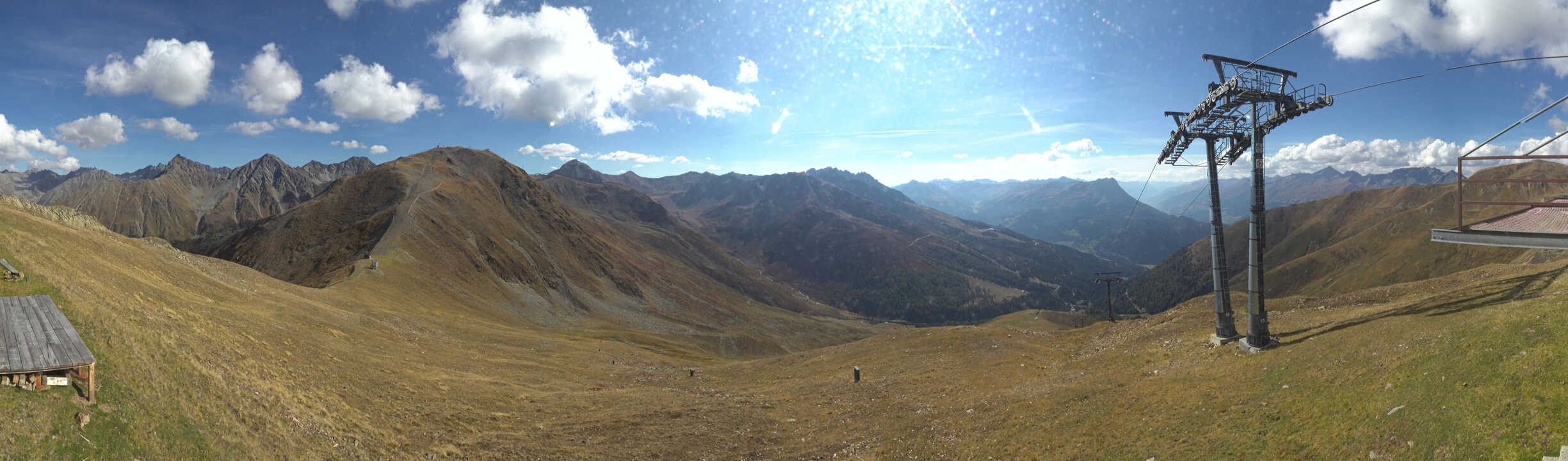 Archiv Foto Webcam Panoramablick Tscheyeck