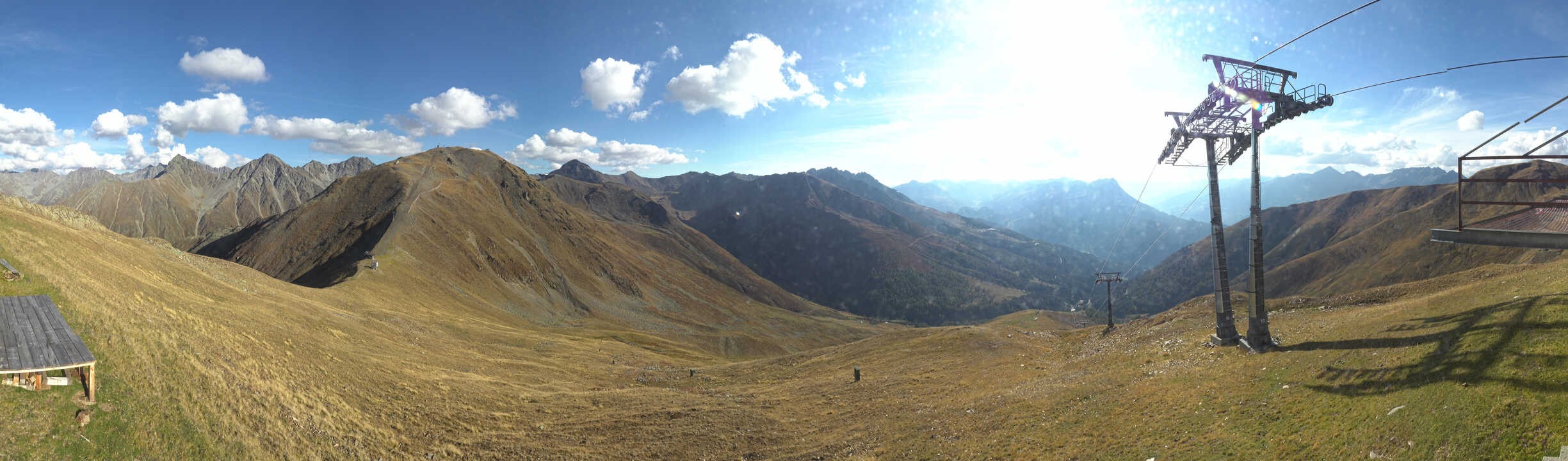 Archiv Foto Webcam Panoramablick Tscheyeck