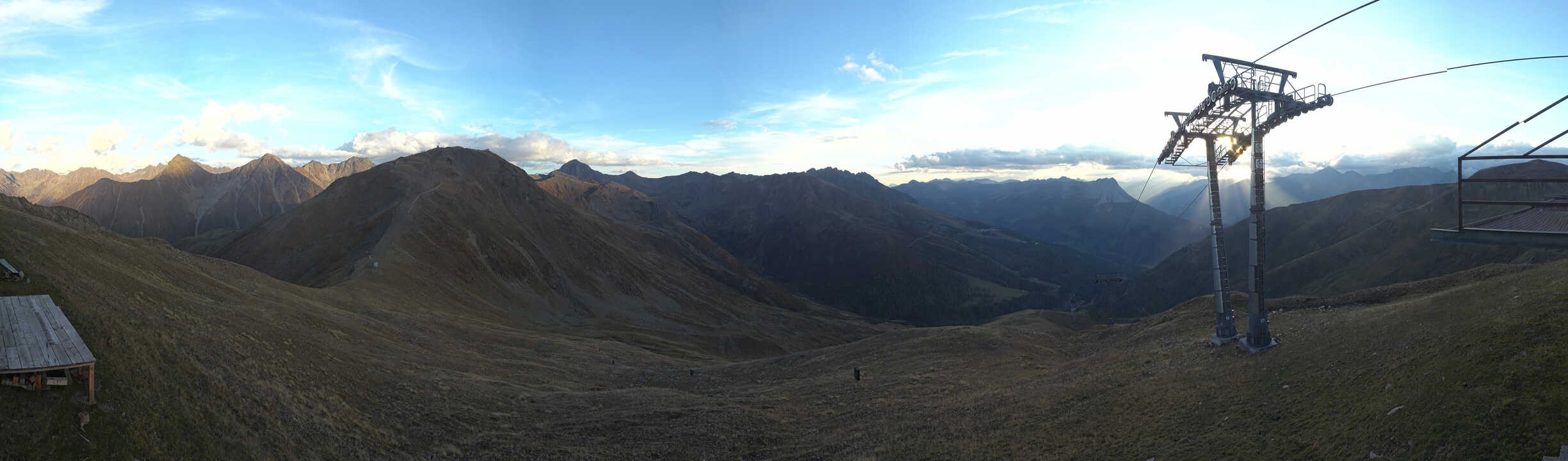 Archiv Foto Webcam Panoramablick Tscheyeck