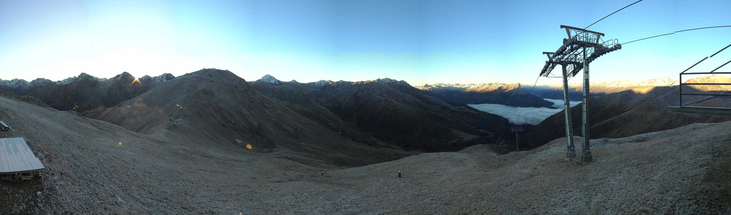 Archiv Foto Webcam Panoramablick Tscheyeck