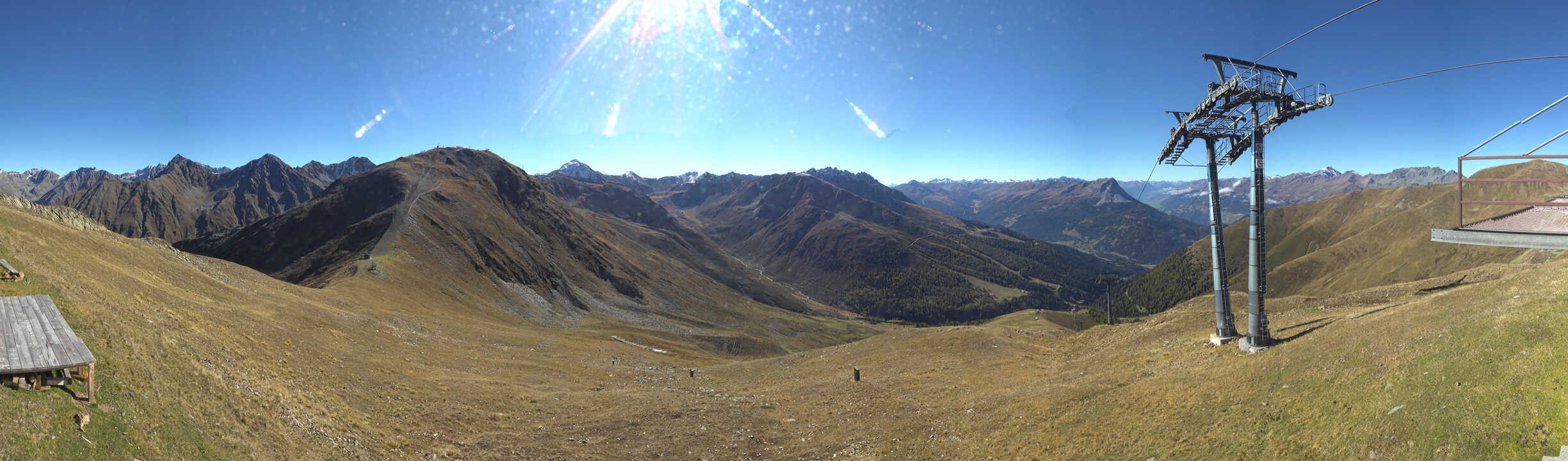 Archiv Foto Webcam Panoramablick Tscheyeck