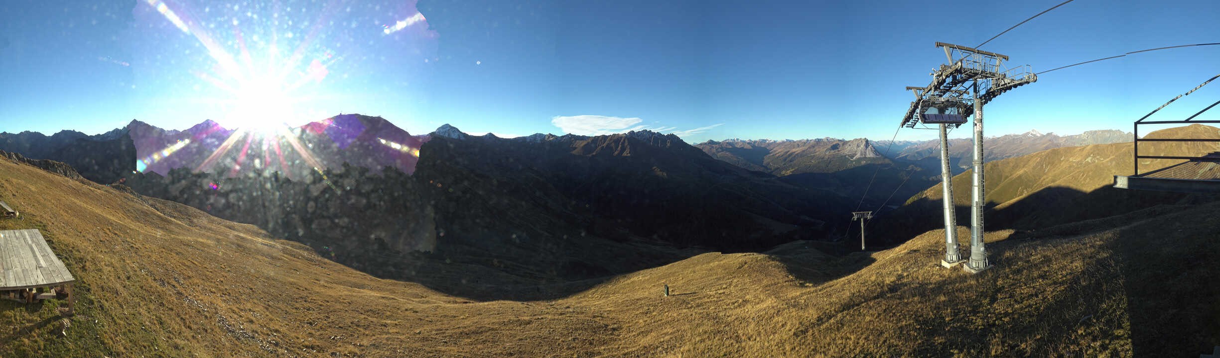 Archiv Foto Webcam Panoramablick Tscheyeck