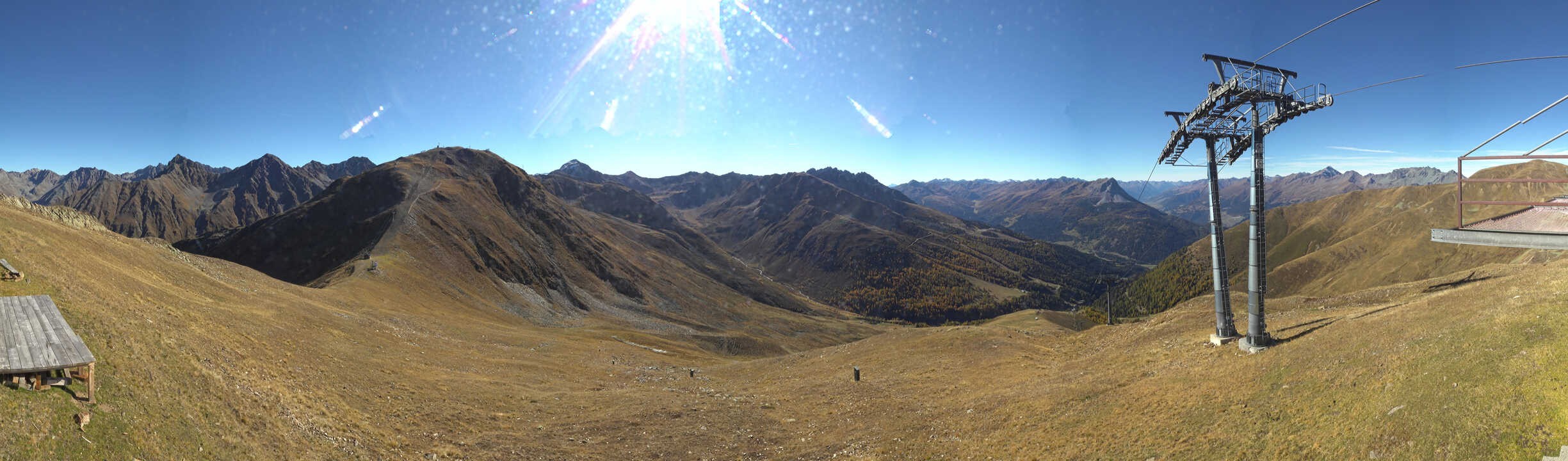 Archiv Foto Webcam Panoramablick Tscheyeck