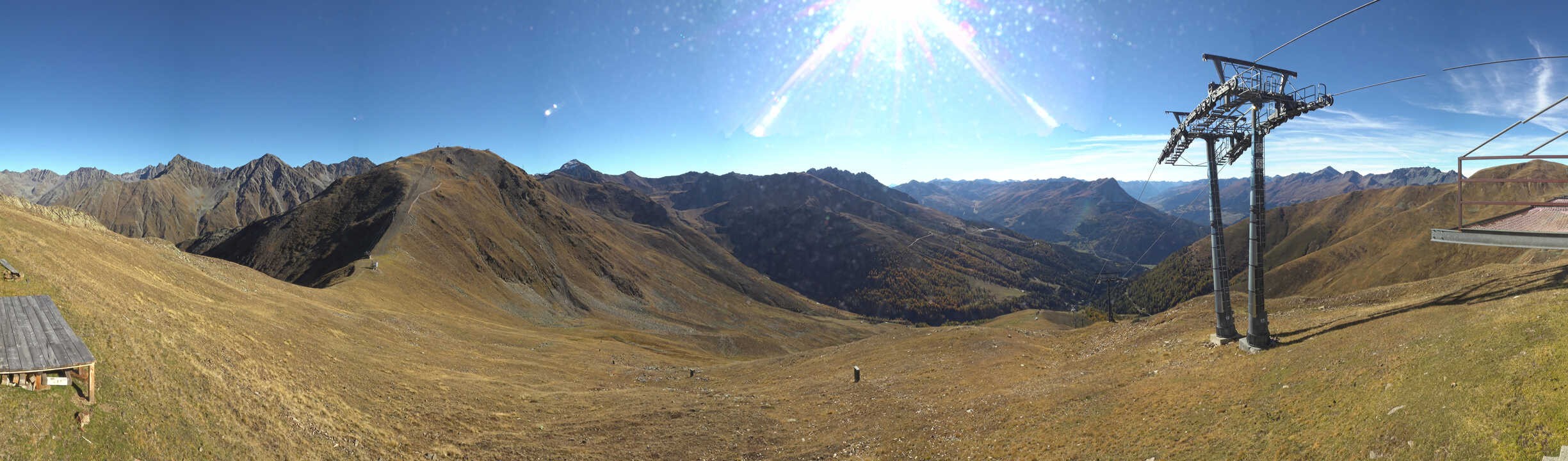 Archiv Foto Webcam Panoramablick Tscheyeck