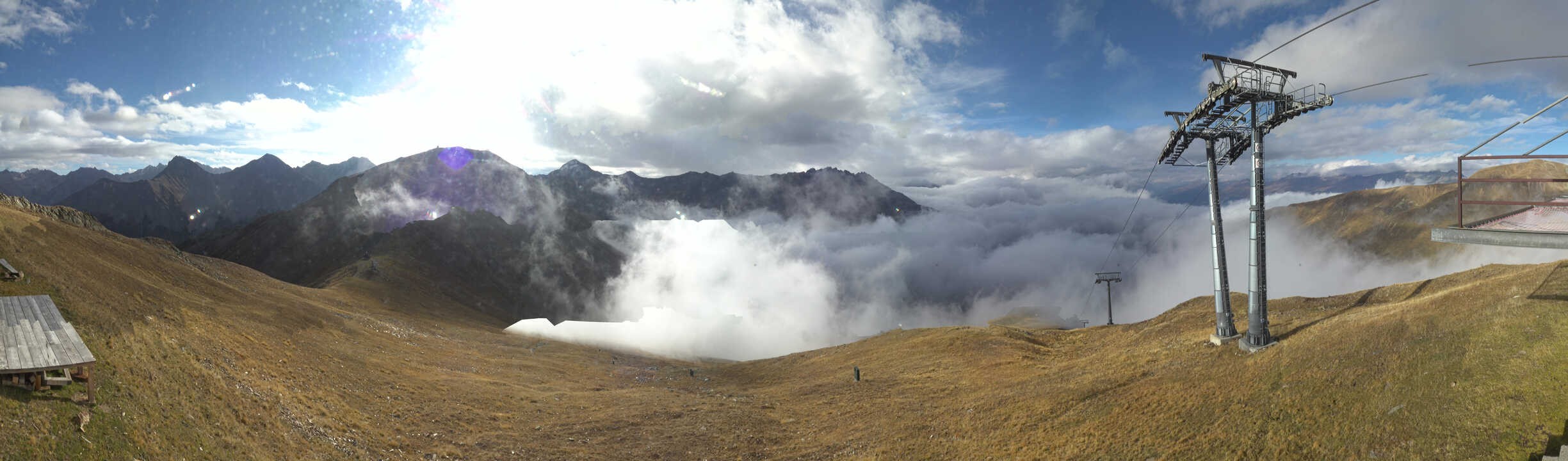 Archiv Foto Webcam Panoramablick Tscheyeck