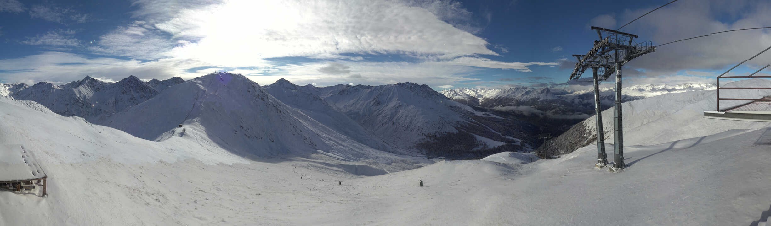 Archiv Foto Webcam Panoramablick Tscheyeck