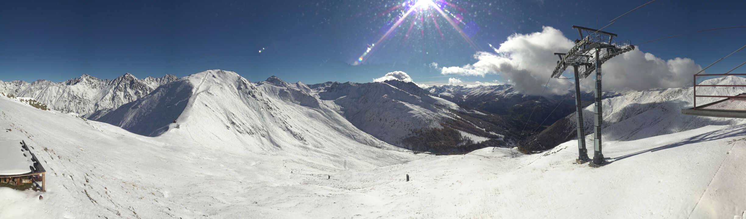 Archiv Foto Webcam Panoramablick Tscheyeck