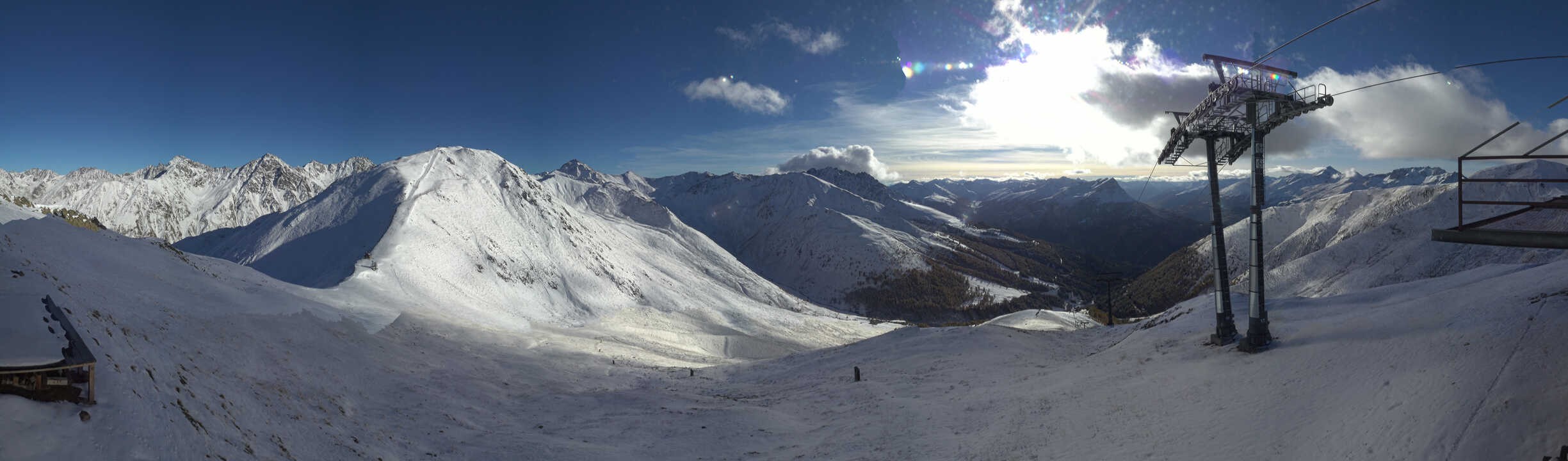 Archiv Foto Webcam Panoramablick Tscheyeck