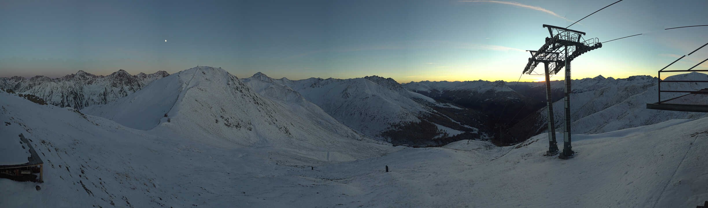 Archiv Foto Webcam Panoramablick Tscheyeck