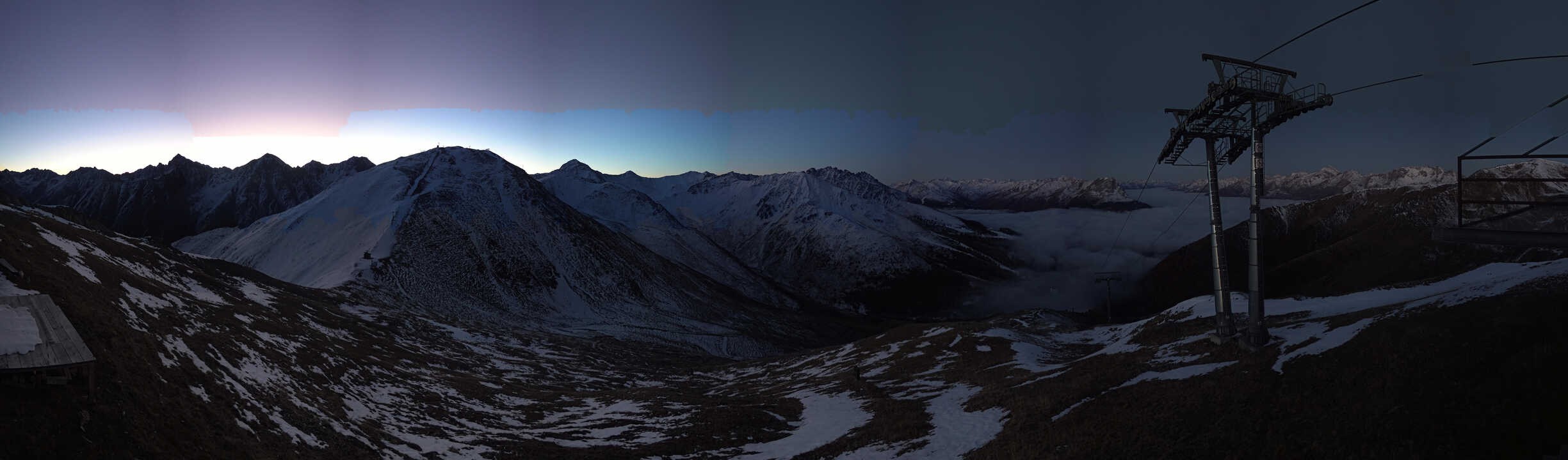 Archiv Foto Webcam Panoramablick Tscheyeck