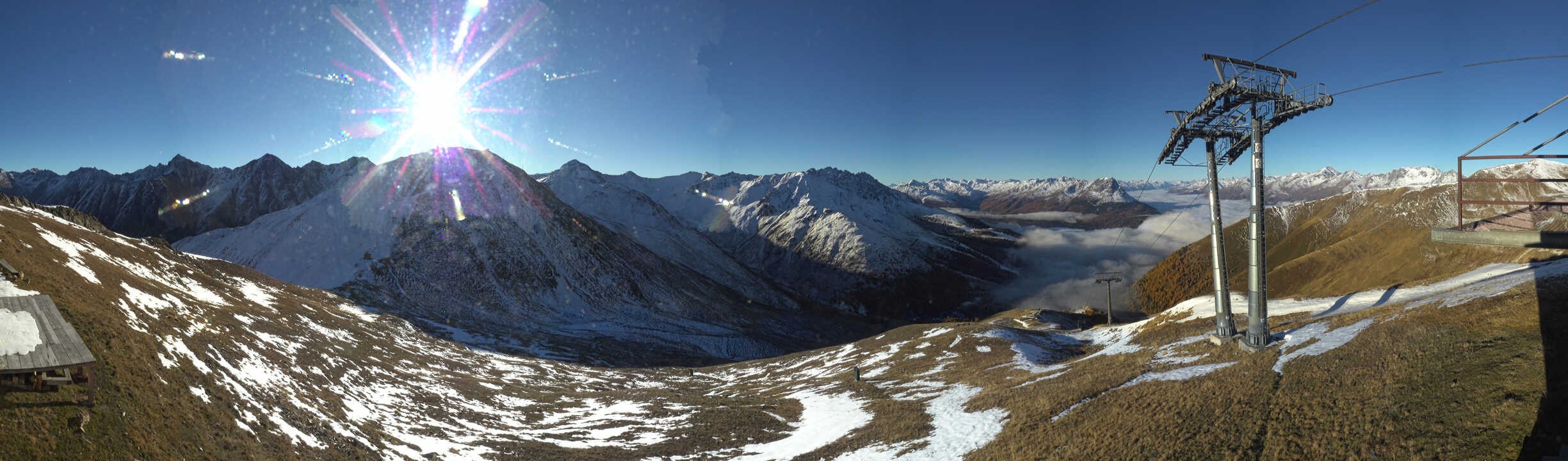 Archiv Foto Webcam Panoramablick Tscheyeck