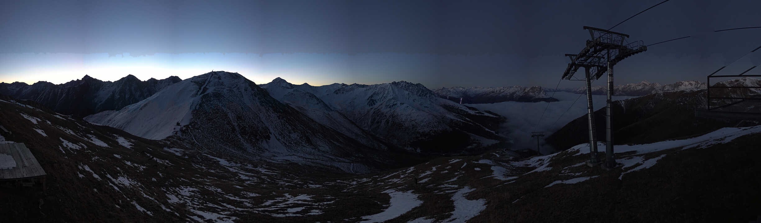 Archiv Foto Webcam Panoramablick Tscheyeck