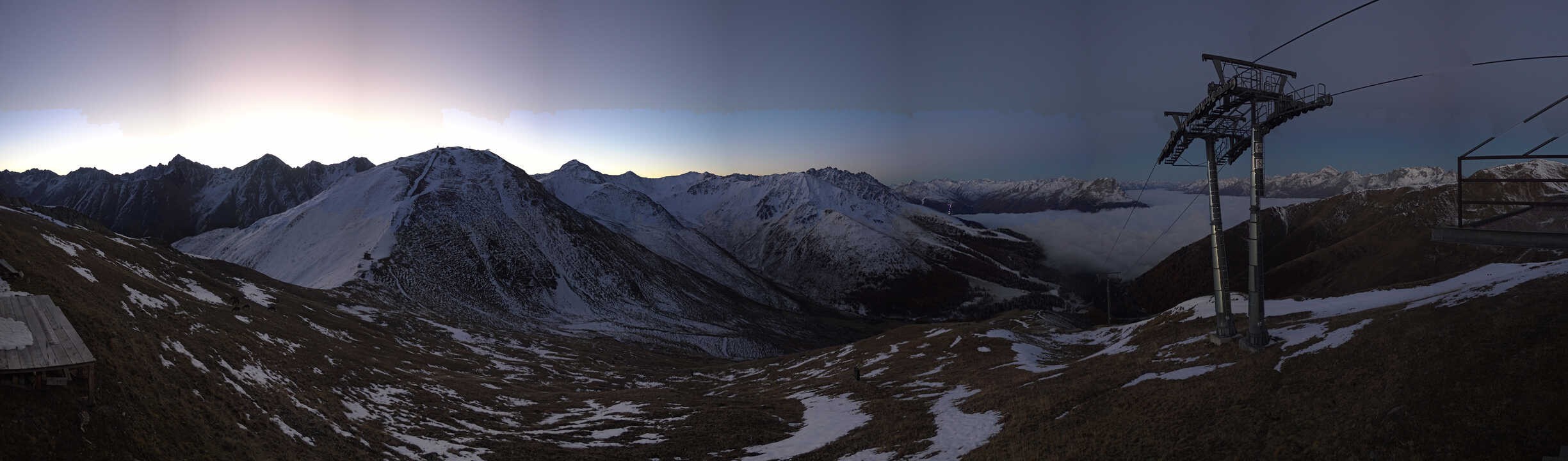 Archiv Foto Webcam Panoramablick Tscheyeck