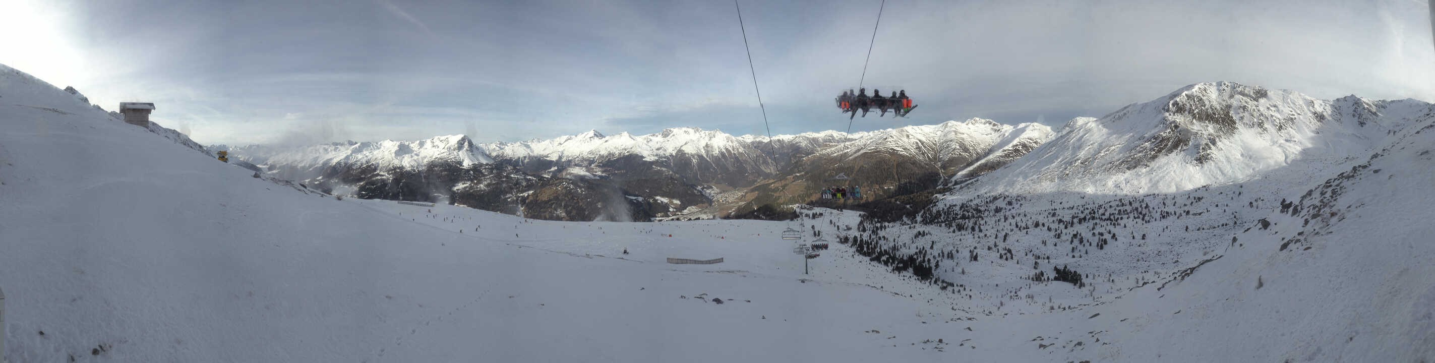 Archiv Foto Webcam Zirmbahn Nauders