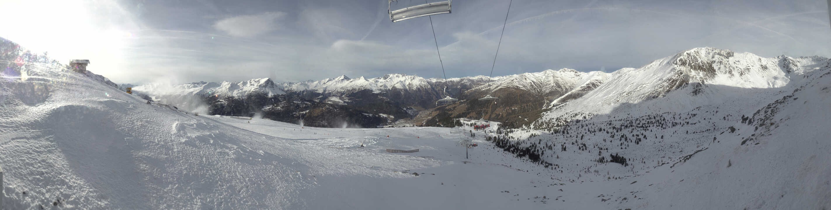 Archiv Foto Webcam Zirmbahn Nauders