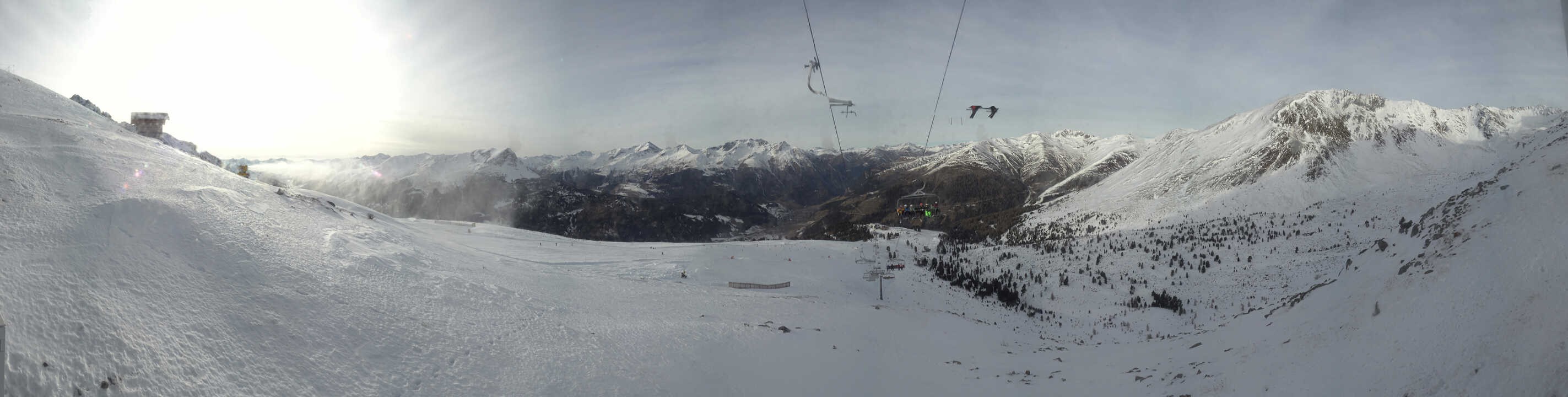 Archiv Foto Webcam Zirmbahn Nauders