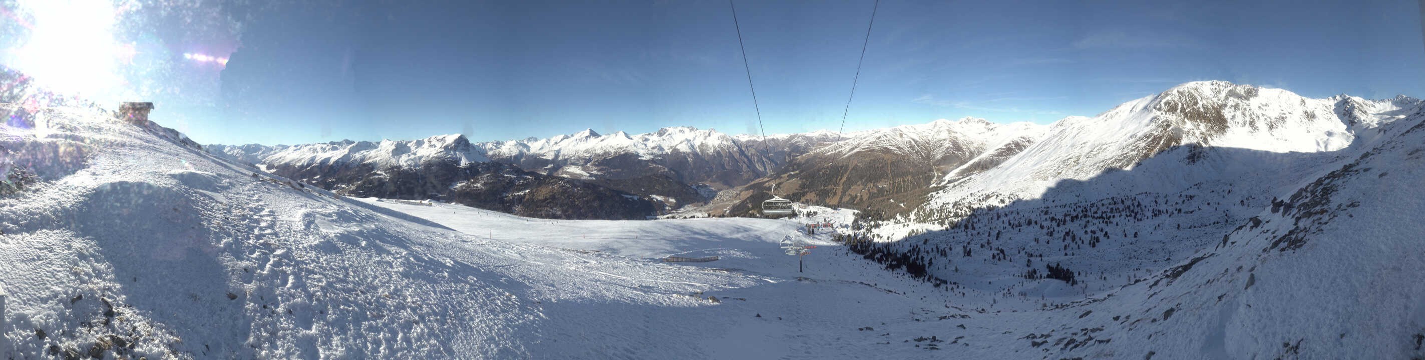 Archiv Foto Webcam Zirmbahn Nauders