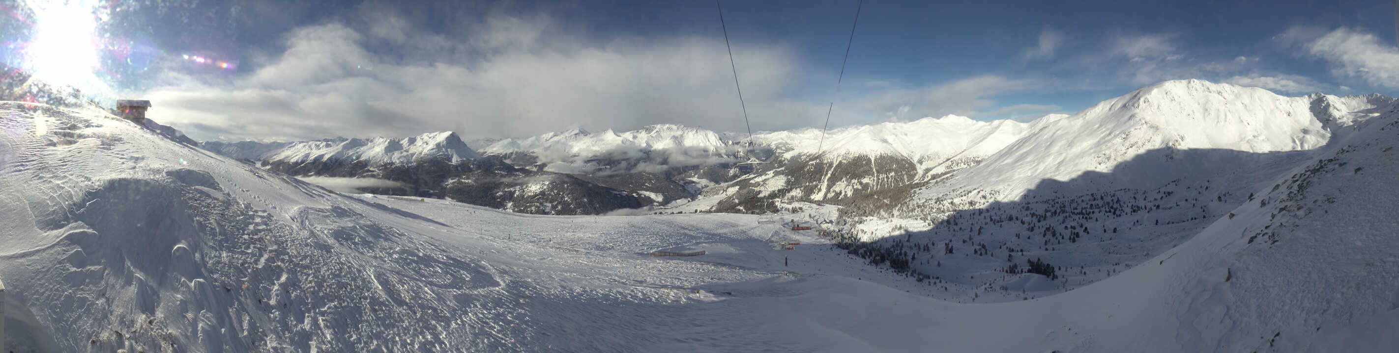 Archiv Foto Webcam Zirmbahn Nauders