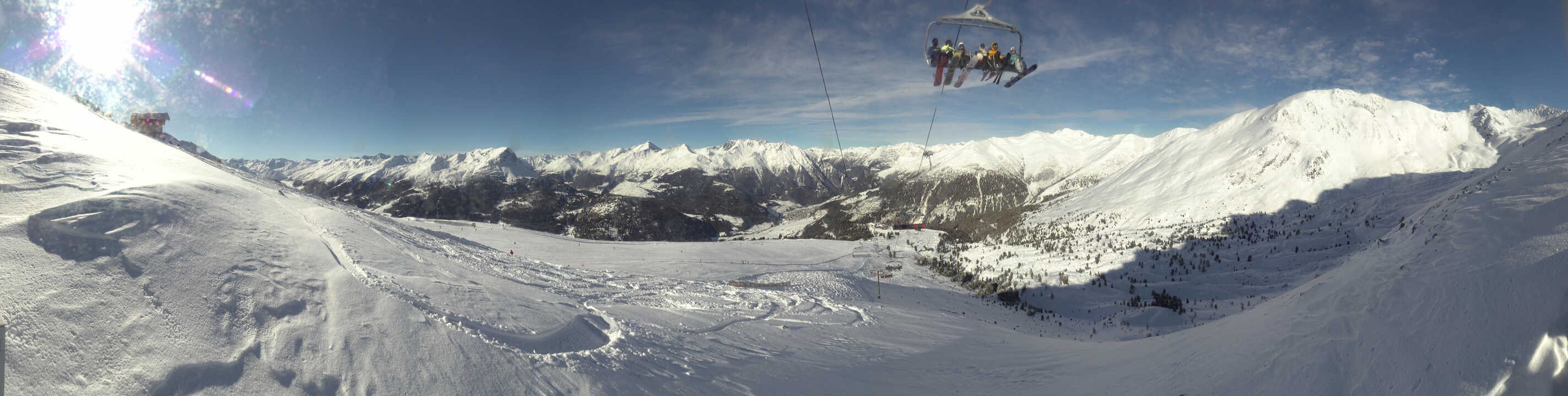 Archiv Foto Webcam Zirmbahn Nauders