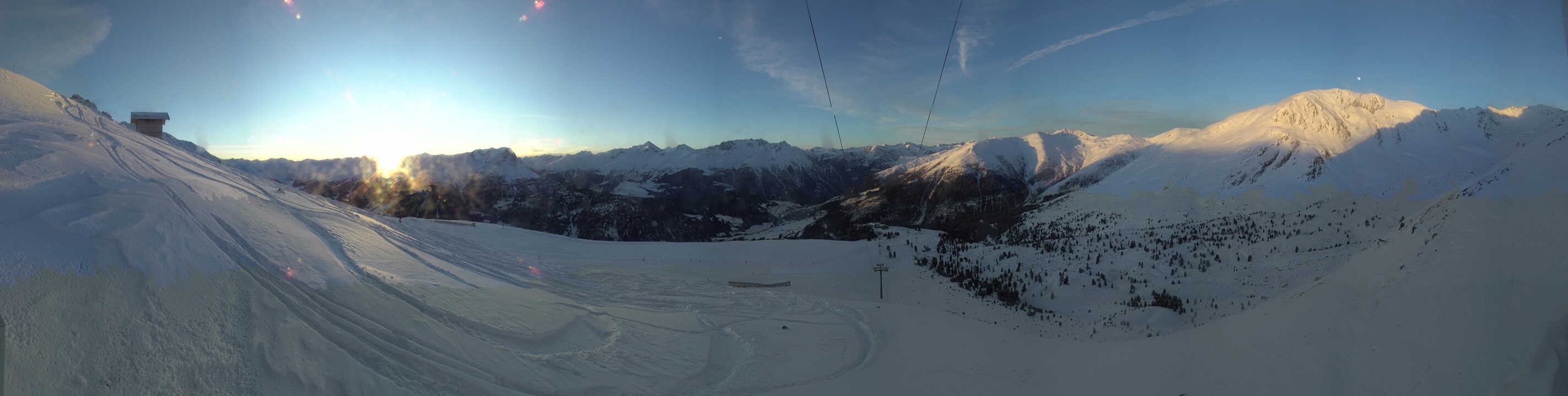 Archiv Foto Webcam Zirmbahn Nauders