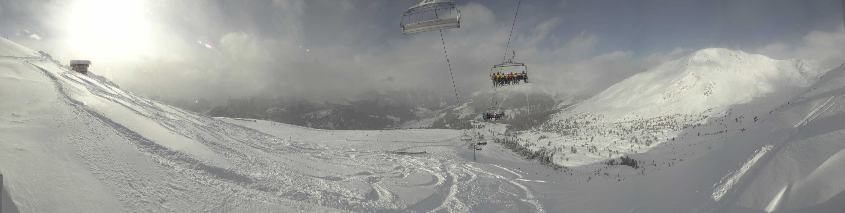 Archiv Foto Webcam Zirmbahn Nauders