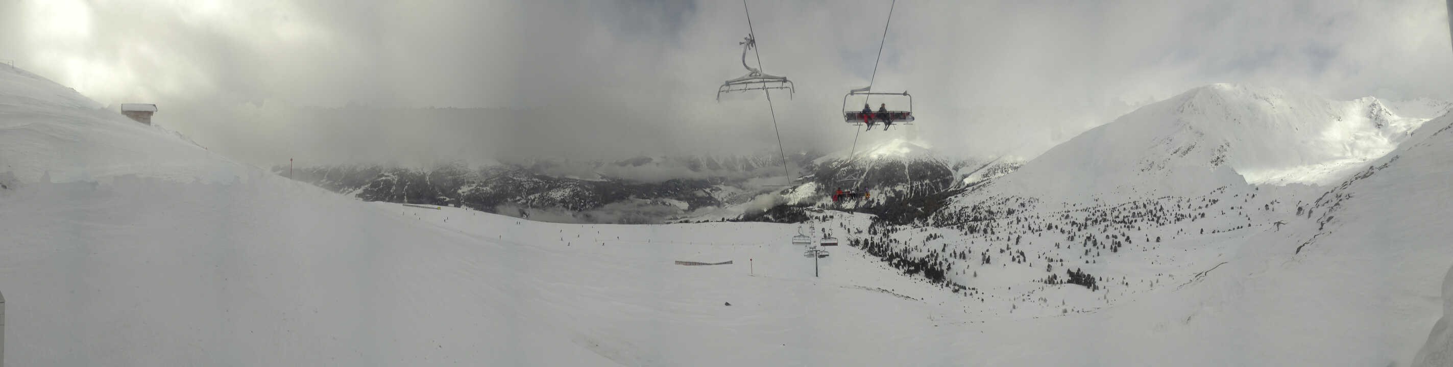 Archiv Foto Webcam Zirmbahn Nauders