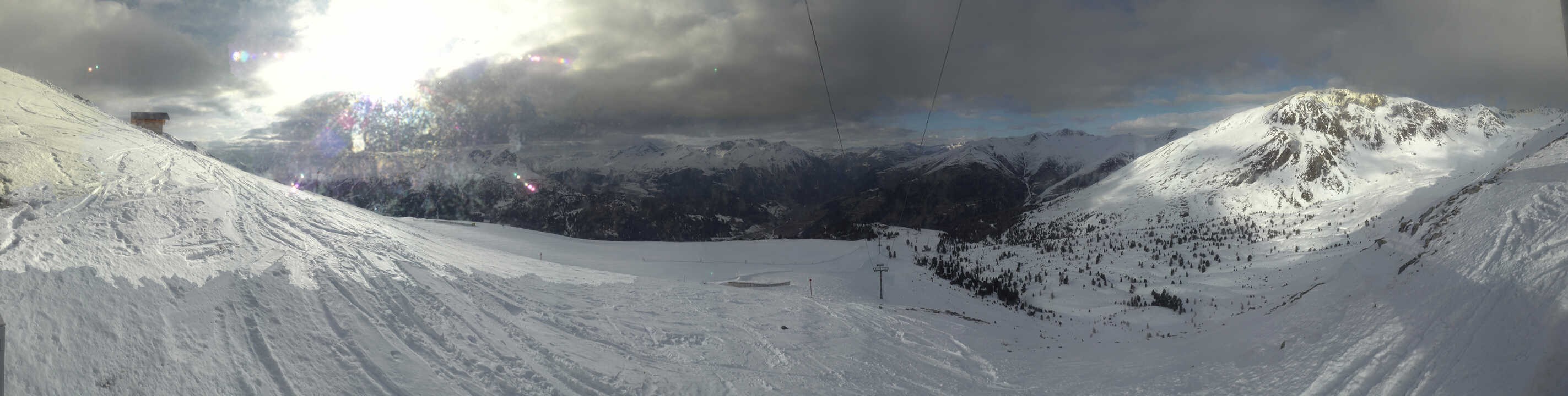 Archiv Foto Webcam Zirmbahn Nauders