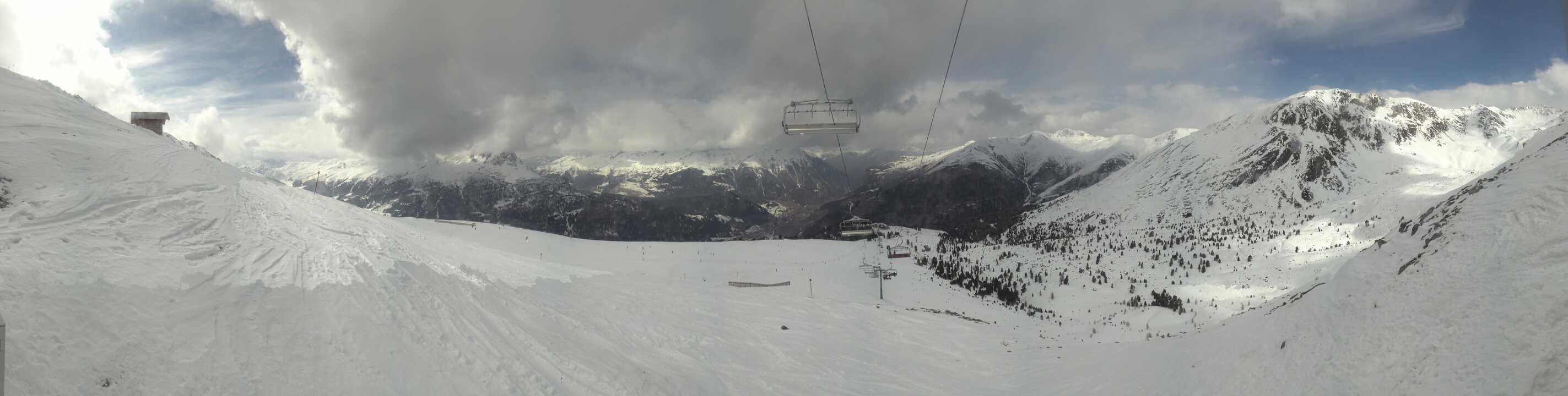 Archiv Foto Webcam Zirmbahn Nauders