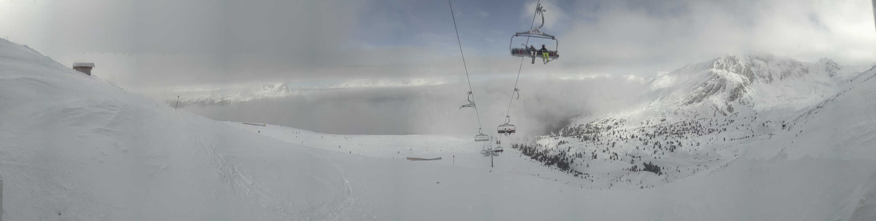 Archiv Foto Webcam Zirmbahn Nauders