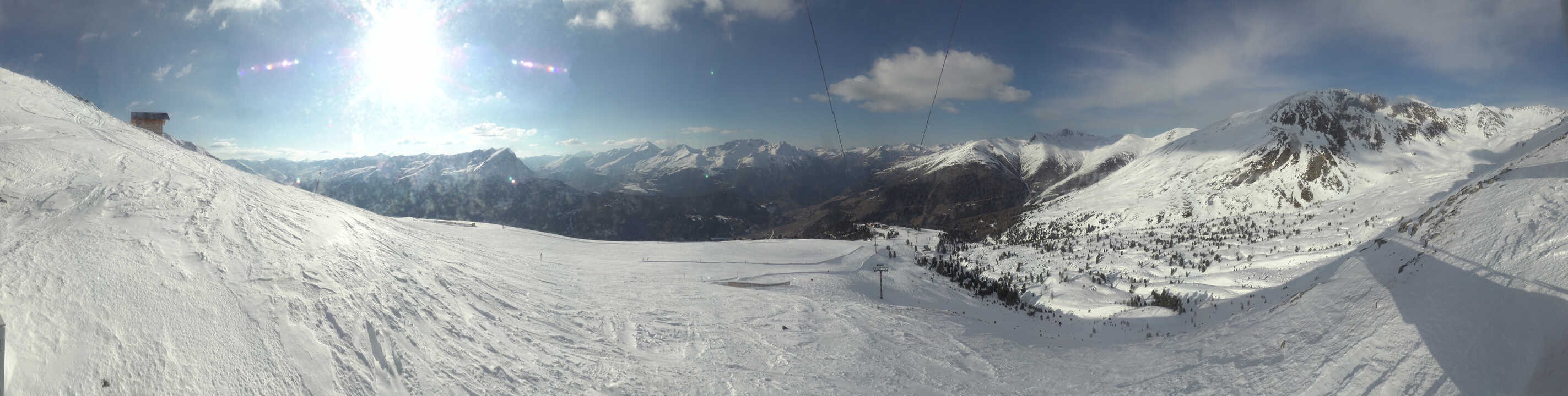 Archiv Foto Webcam Zirmbahn Nauders