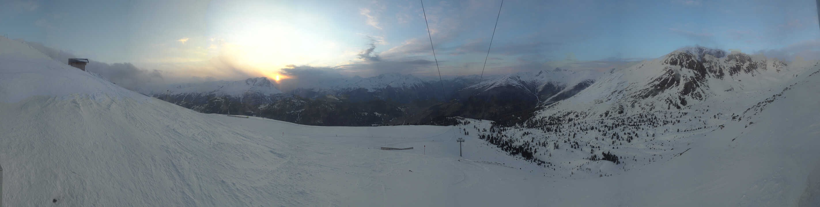 Archiv Foto Webcam Zirmbahn Nauders