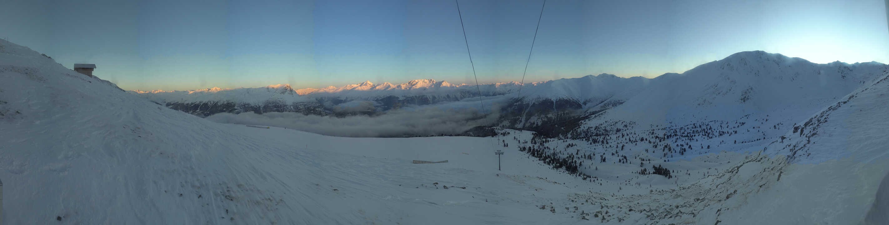 Archiv Foto Webcam Zirmbahn Nauders