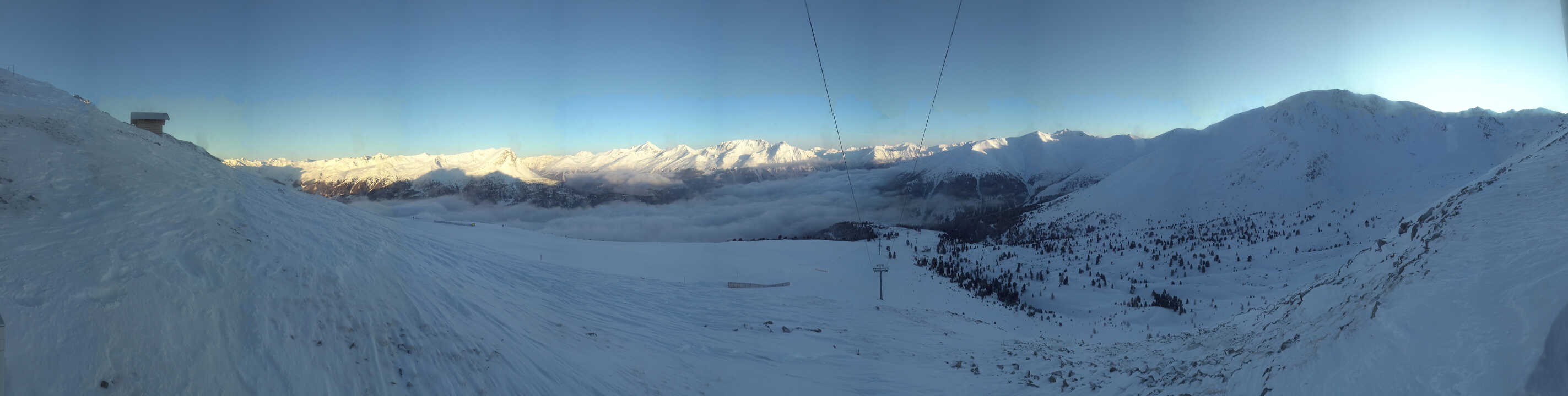 Archiv Foto Webcam Zirmbahn Nauders