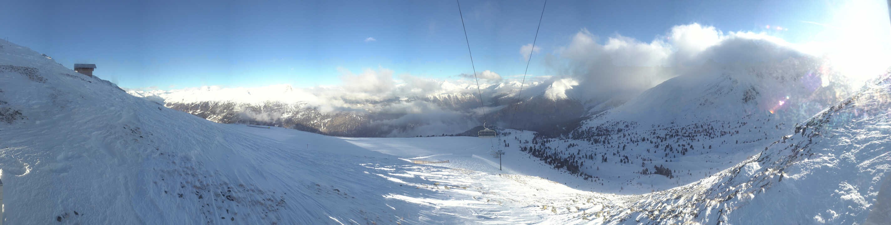 Archiv Foto Webcam Zirmbahn Nauders