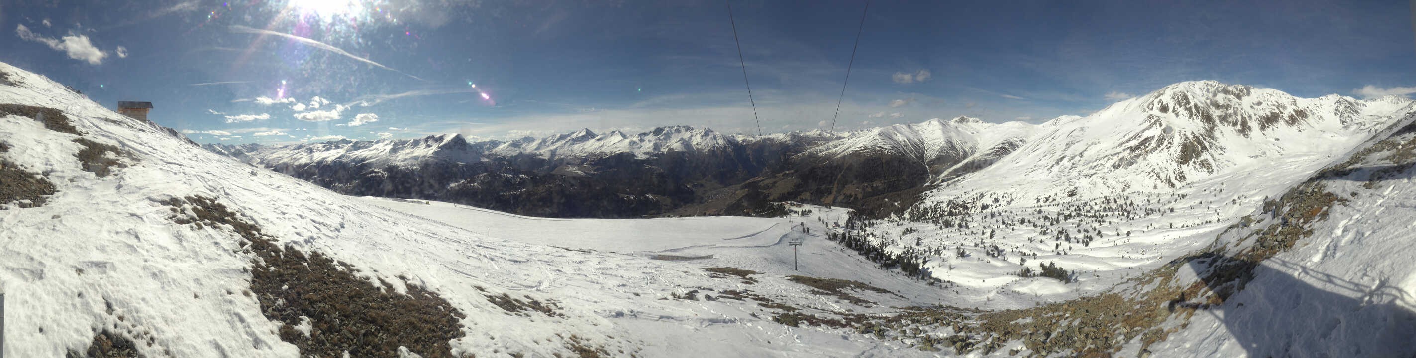 Archiv Foto Webcam Zirmbahn Nauders