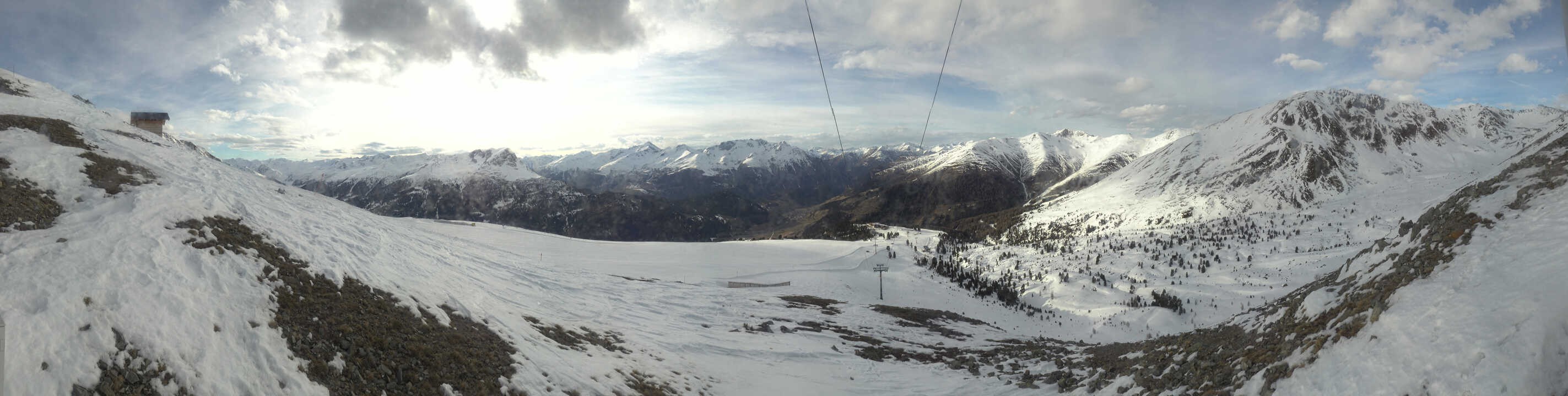 Archiv Foto Webcam Zirmbahn Nauders