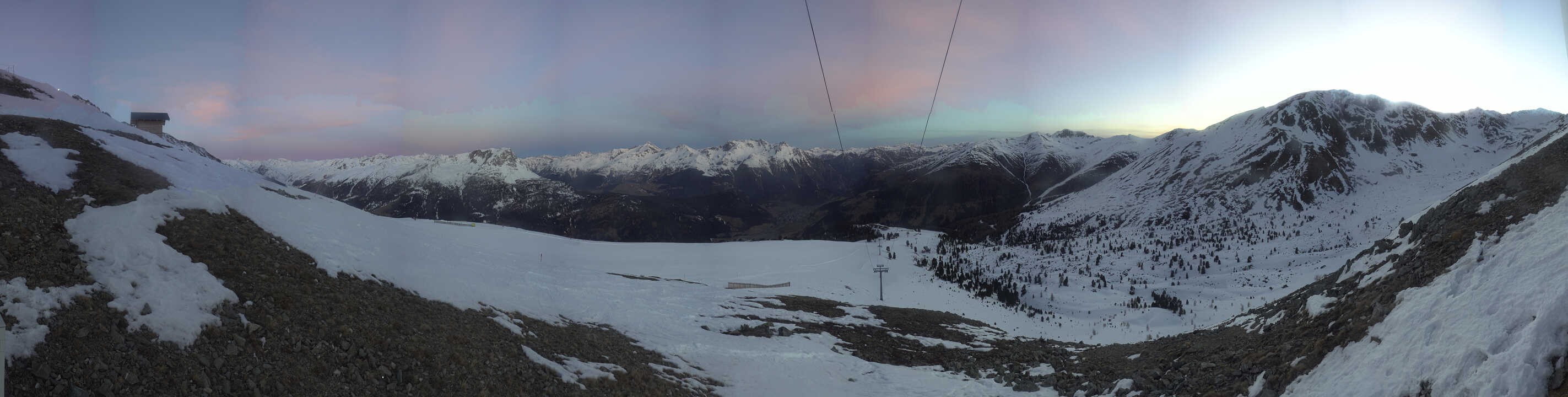 Archiv Foto Webcam Zirmbahn Nauders