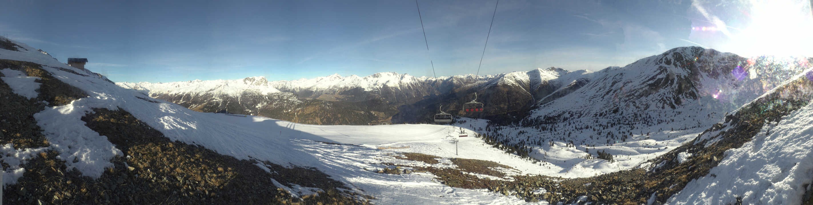 Archiv Foto Webcam Zirmbahn Nauders