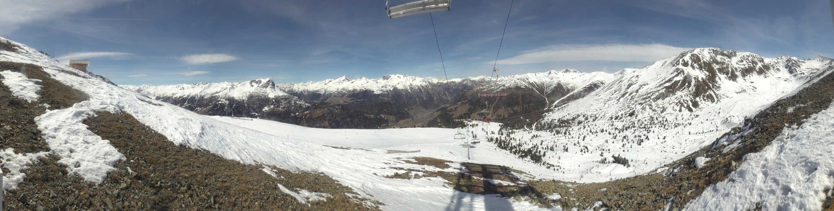 Archiv Foto Webcam Zirmbahn Nauders