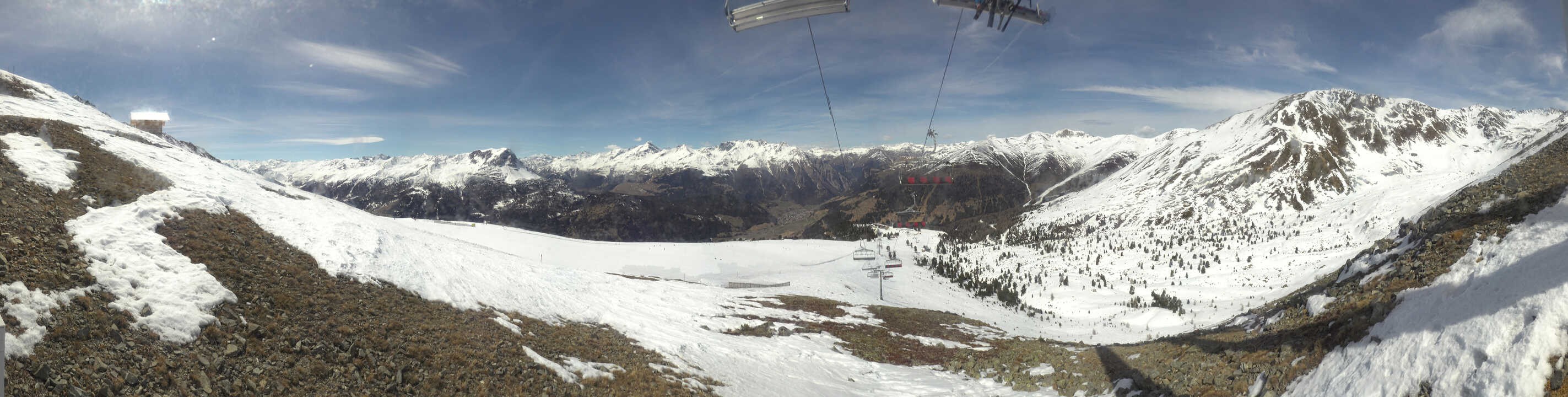 Archiv Foto Webcam Zirmbahn Nauders