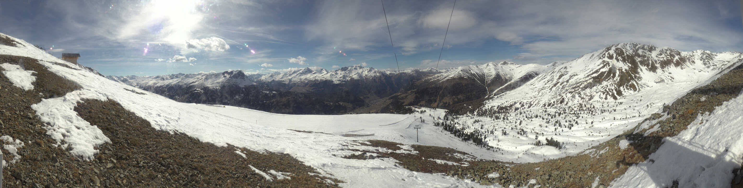 Archiv Foto Webcam Zirmbahn Nauders