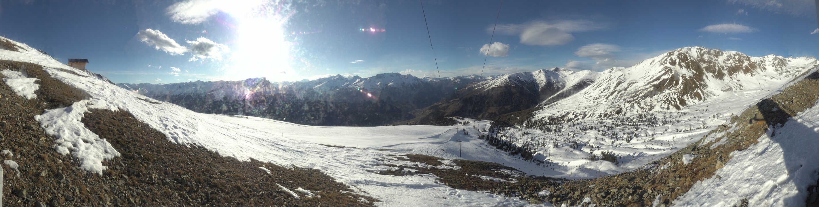 Archiv Foto Webcam Zirmbahn Nauders