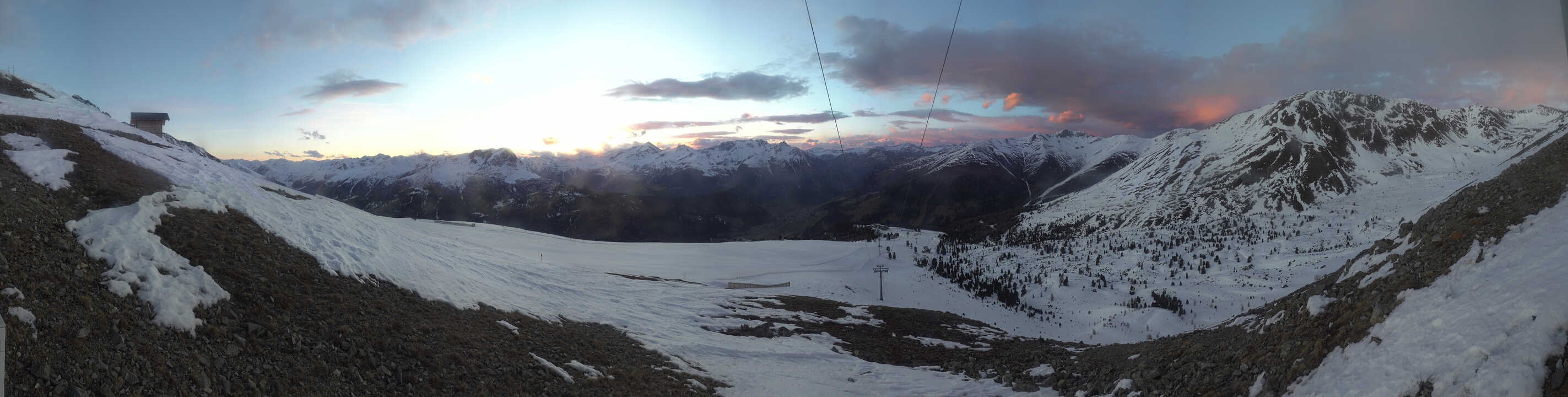 Archiv Foto Webcam Zirmbahn Nauders