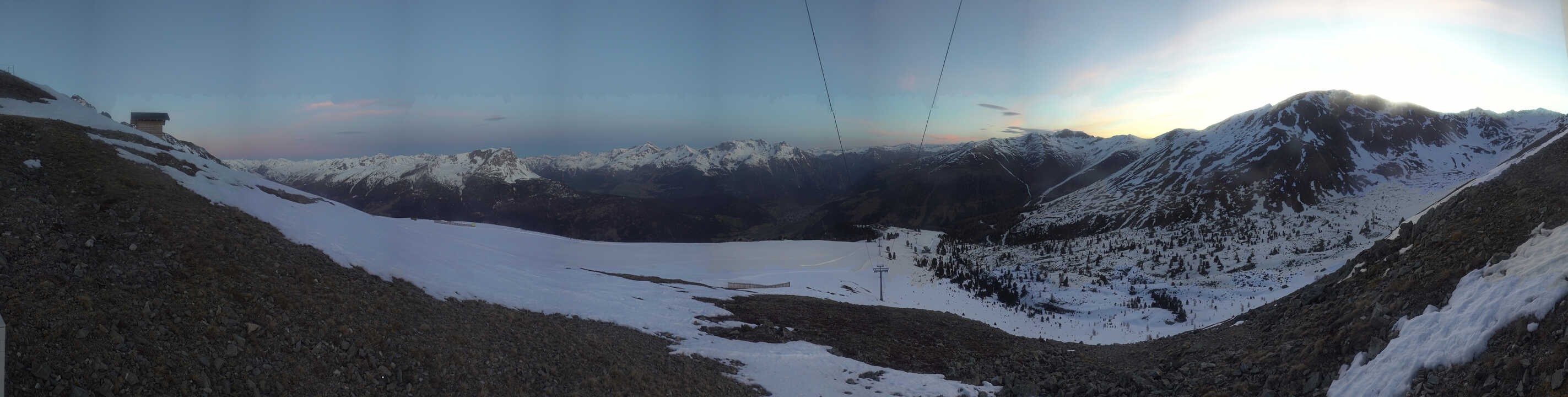 Archiv Foto Webcam Zirmbahn Nauders