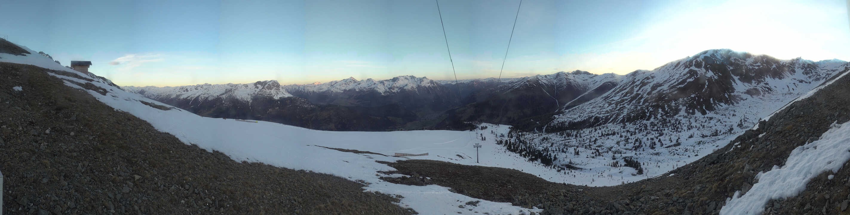 Archiv Foto Webcam Zirmbahn Nauders