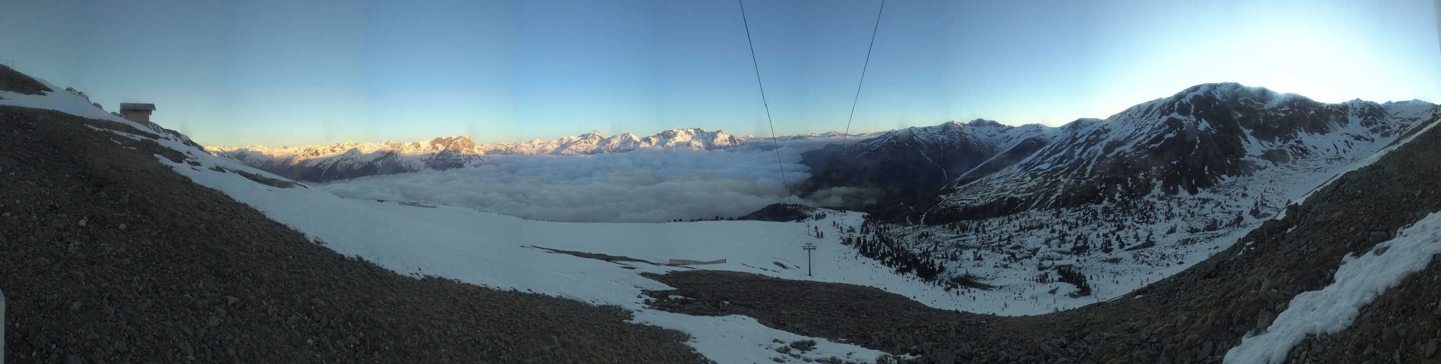 Archived image Webcam Zirmbahn Nauders