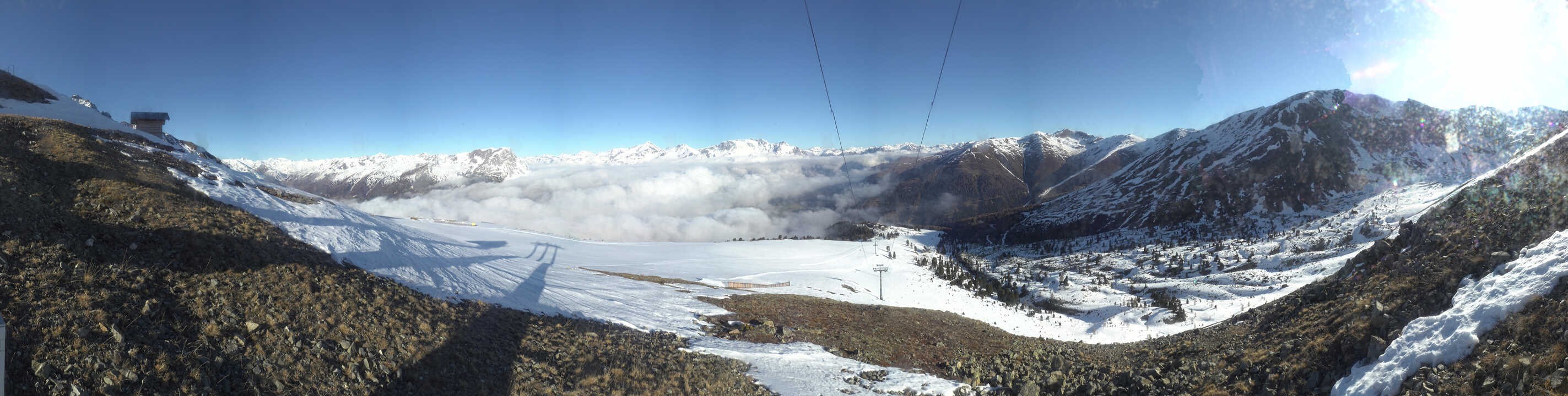 Archived image Webcam Zirmbahn Nauders